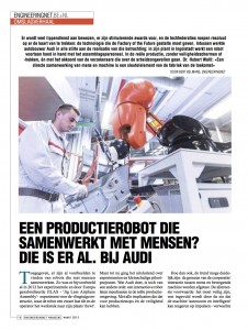 Productie Audi robot industriële automatisering VSE